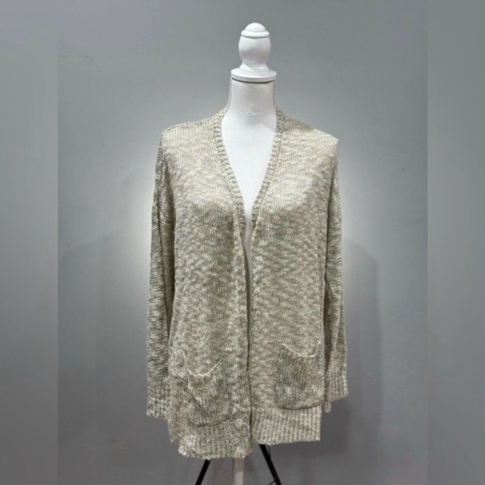 Clearance! Gray RD Style Open Front Cardigan Size M VGUC